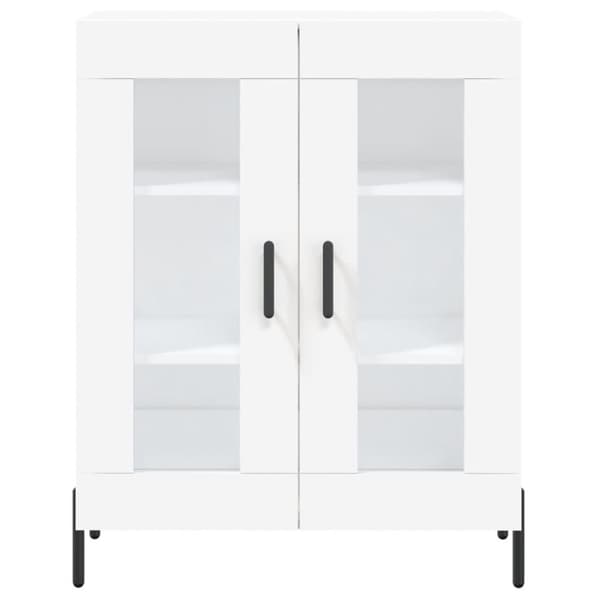 vidaXL højskab 69,5x34x180 cm konstrueret træ hvid