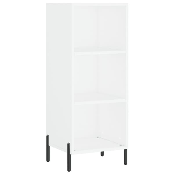 vidaXL skab 34,5x34x180 cm konstrueret træ hvid