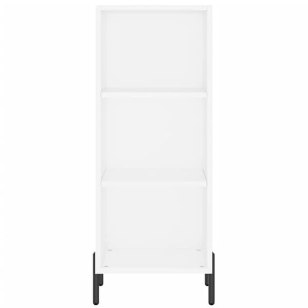 vidaXL skab 34,5x34x180 cm konstrueret træ hvid