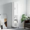 Miniatyrbillede 2 af 11: vidaXL skab 34,5x34x180 cm konstrueret træ hvid