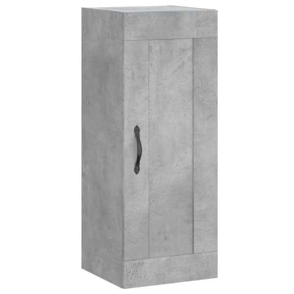 vidaXL skab 34,5x34x180 cm konstrueret træ betongrå