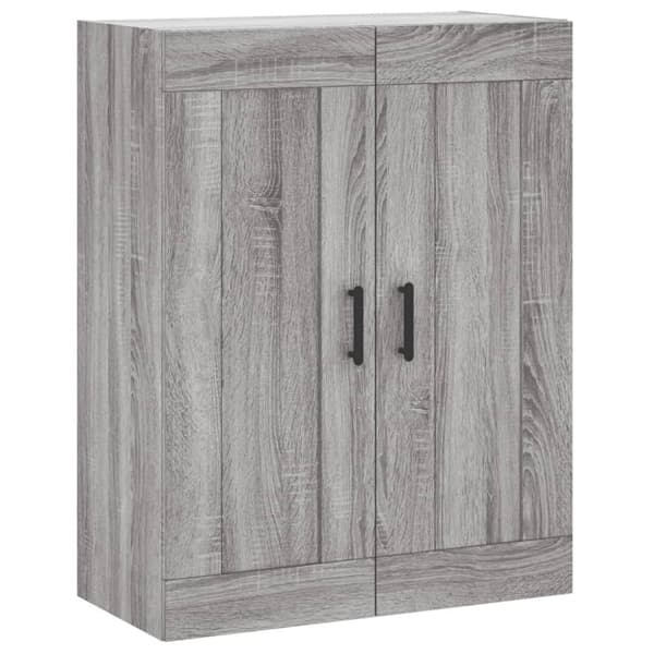 vidaXL Highboard grå sonoma 69,5x34x180 cm konstruert tre
