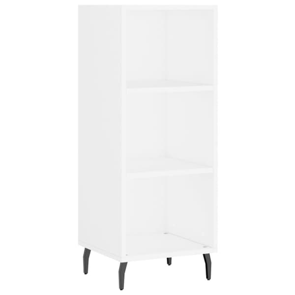 vidaXL skab 34,5x34x180 cm konstrueret træ hvid