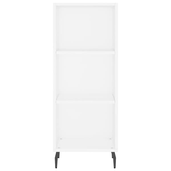 vidaXL skab 34,5x34x180 cm konstrueret træ hvid
