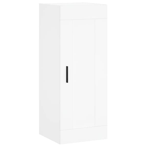 vidaXL skab 34,5x34x180 cm konstrueret træ hvid