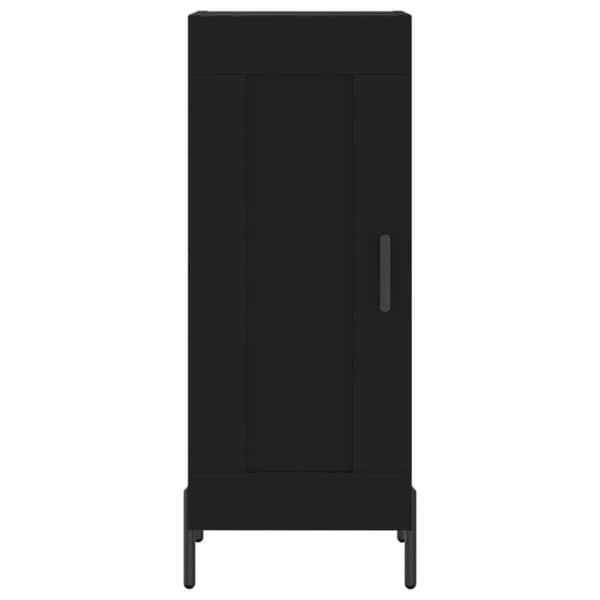 vidaXL skab 34,5x34x180 cm konstrueret træ sort