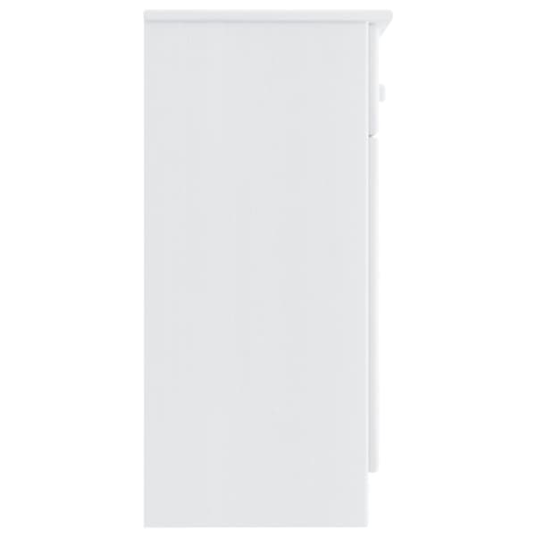 vidaXL Skänk ALTA vit 112x35x73 cm massiv furu