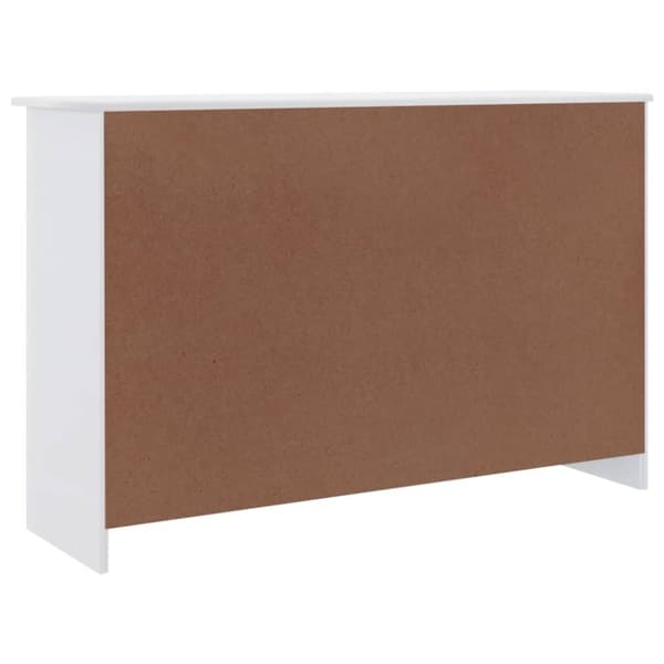 vidaXL Skänk ALTA vit 112x35x73 cm massiv furu