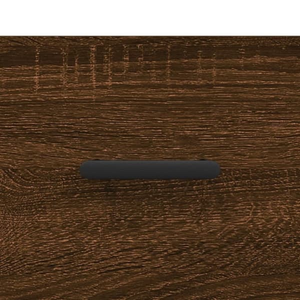 vidaXL højskab 69,5x34x180 cm konstrueret træ brun egetræsfarve