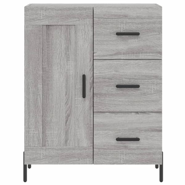 vidaXL Högskåp Grå Sonoma 69,5x34x180 cm konstruerat trä