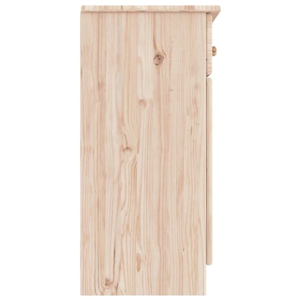 vidaXL skænk ALTA 112x35x73 cm massivt fyrretræ