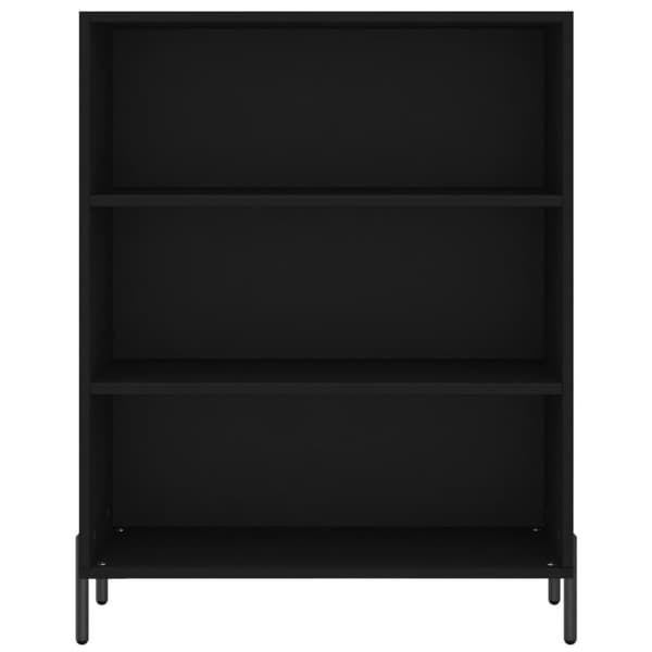 vidaXL Högskåp svart 69,5x34x180 cm konstruerat trä