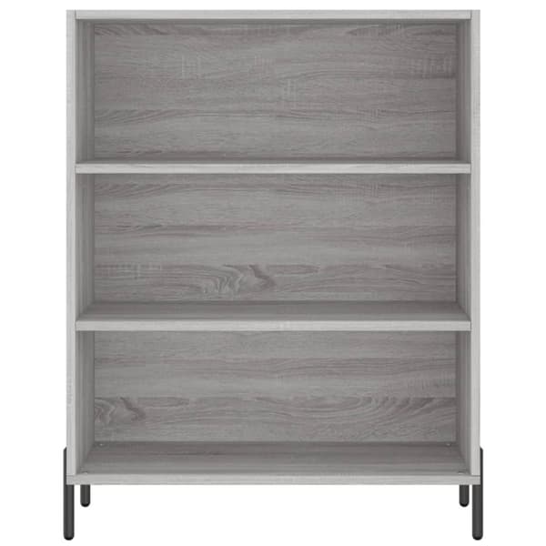 vidaXL højskab 69,5x34x180 cm konstrueret træ grå sonoma-eg