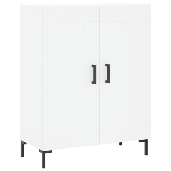 vidaXL Highboard hvit 69,5x34x180 cm konstruert tre