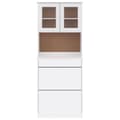 Miniatyrbillede 4 af 11: vidaXL højskab ALTA 77x35x188 cm massivt fyrretræ hvid