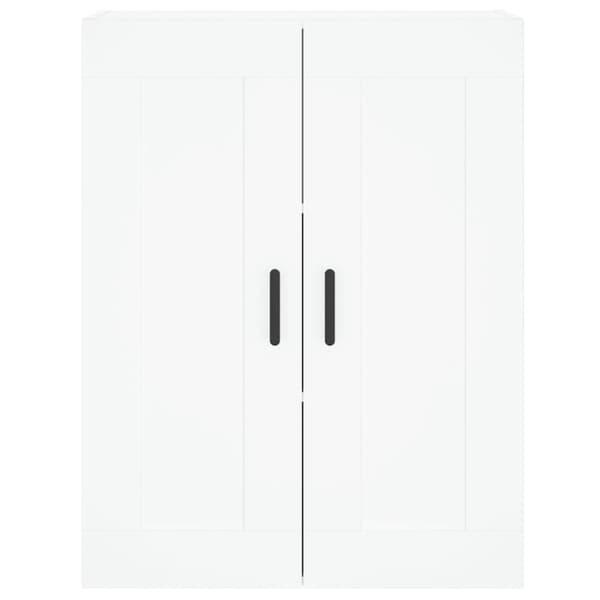 vidaXL højskab 69,5x34x180 cm konstrueret træ hvid