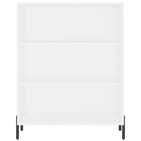 vidaXL højskab 69,5x34x180 cm konstrueret træ hvid