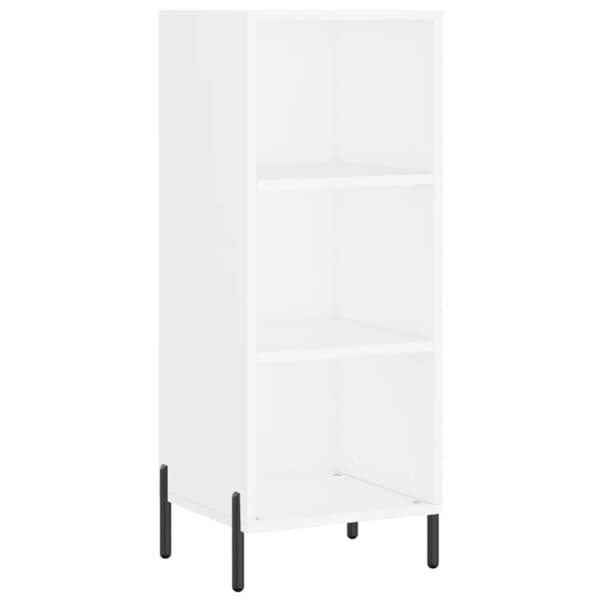 vidaXL skab 34,5x34x180 cm konstrueret træ hvid
