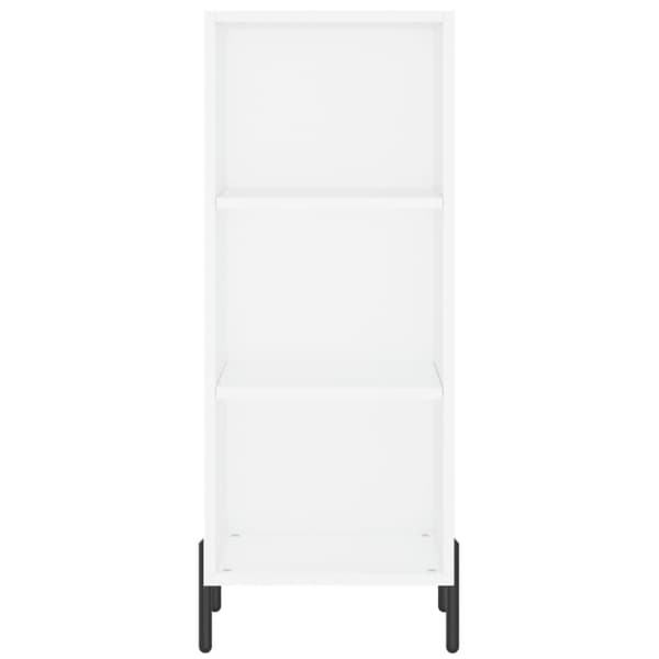 vidaXL skab 34,5x34x180 cm konstrueret træ hvid