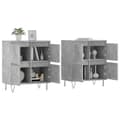 Miniatyrbillede 3 af 11: vidaXL skænke 2 stk. konstrueret træ betongrå