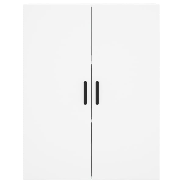 vidaXL højskab 69,5x34x180 cm konstrueret træ hvid