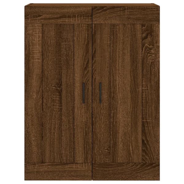 vidaXL Kaappi ruskea tammi 69,5x34x180 cm tekninen puu