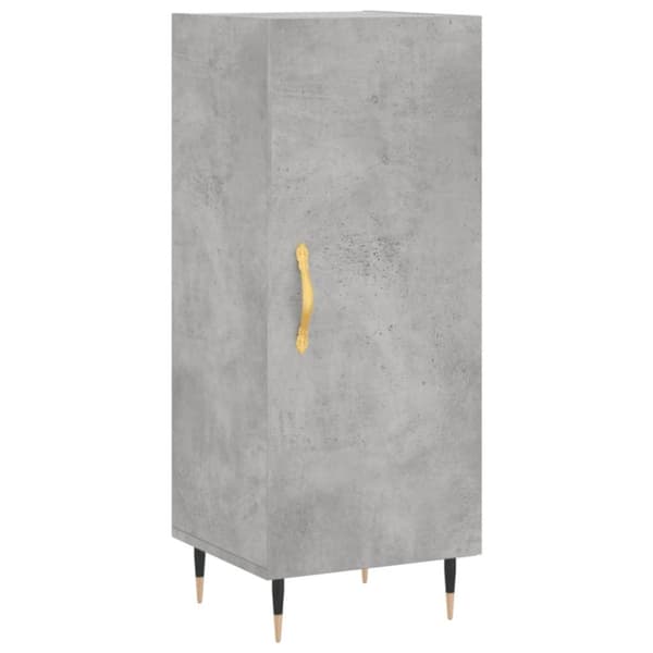 vidaXL skab 34,5x34x180 cm konstrueret træ betongrå