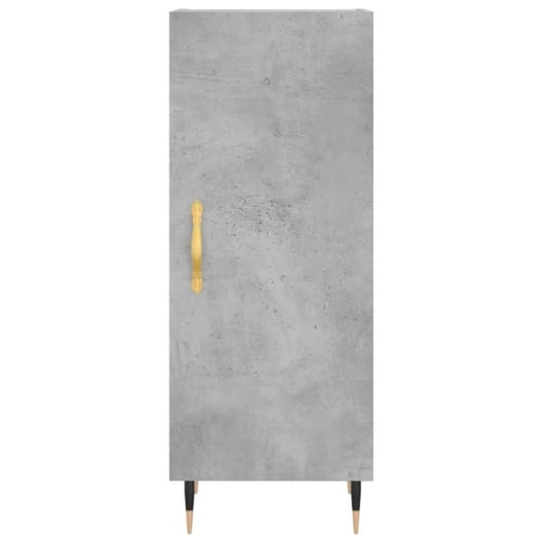 vidaXL skab 34,5x34x180 cm konstrueret træ betongrå