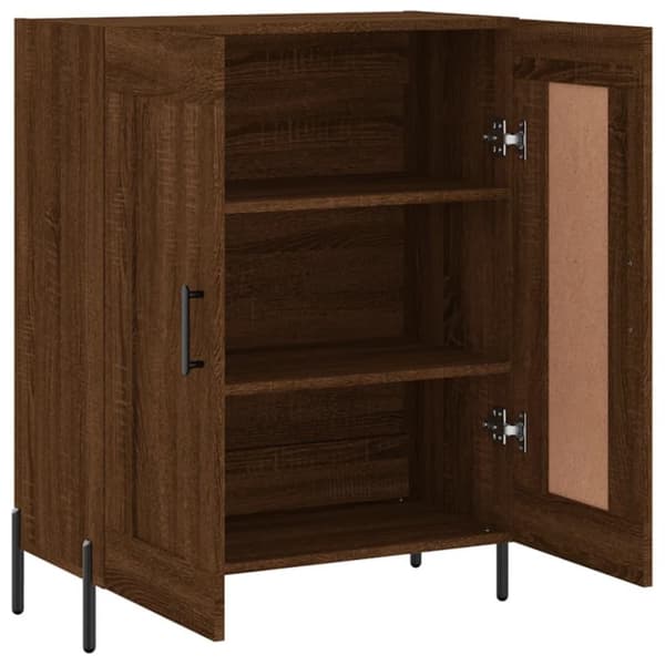 vidaXL Senkki ruskea tammi 69,5x34x90 cm tekninen puu