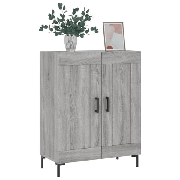 vidaXL Senkki harmaa Sonoma 69,5x34x90 cm tekninen puu