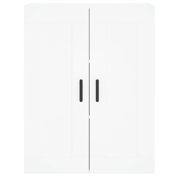 vidaXL Highboard hvit 69,5x34x180 cm konstruert tre