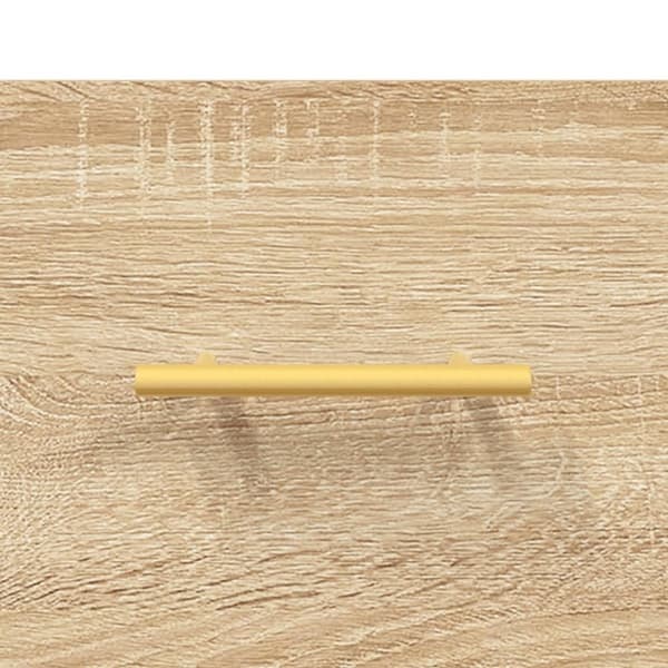 vidaXL Highboard sonoma eik 69,5x34x180 cm konstruert tre