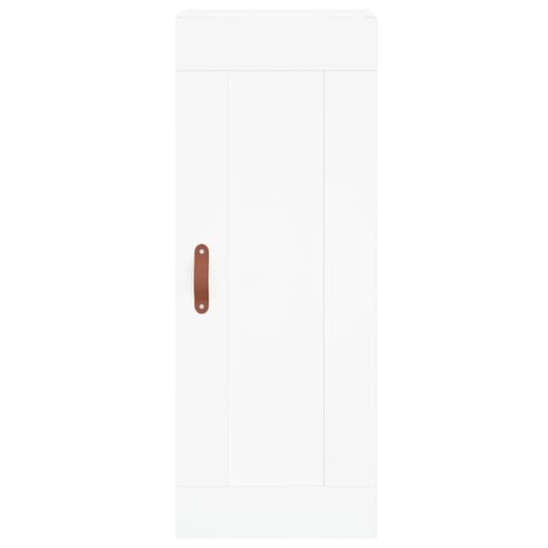 vidaXL skab 34,5x34x180 cm konstrueret træ hvid