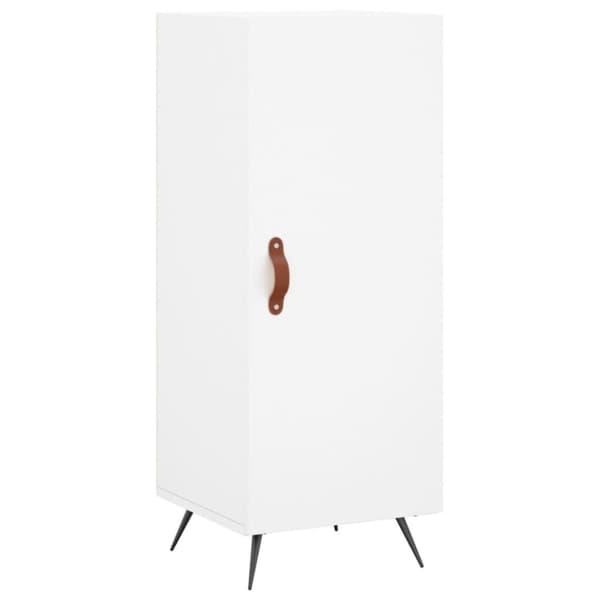 vidaXL skab 34,5x34x180 cm konstrueret træ hvid