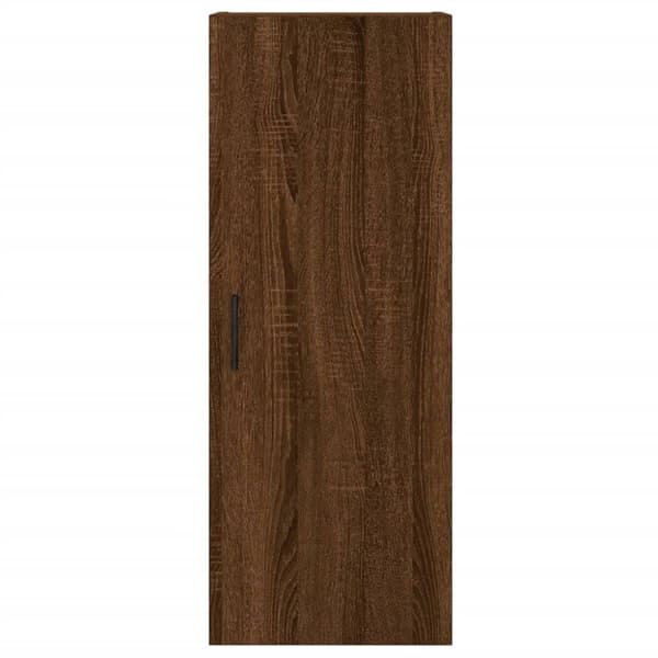 vidaXL skab 34,5x34x180 cm konstrueret træ brun egetræsfarve