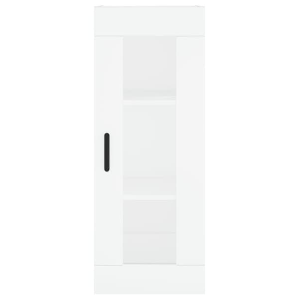 vidaXL Highboard hvit 34,5x34x180 cm konstruert tre