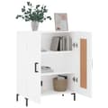 Miniatyrbilde 3 av 11: vidaXL Skjenk hvit 69,5x34x90 cm konstruert tre