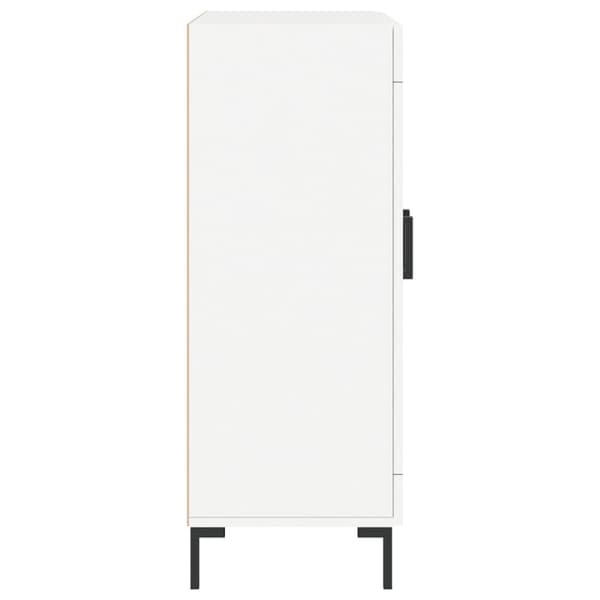 vidaXL Skjenk hvit 69,5x34x90 cm konstruert tre
