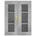 Pikkukuva 6 / 11: vidaXL Kaappi betoninharmaa 69,5x34x180 cm tekninen puu