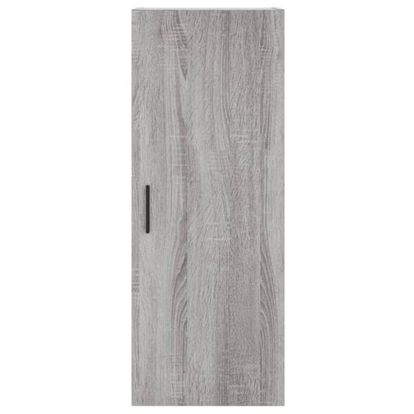 vidaXL Highboard grå sonoma 34,5x34x180 cm konstruert tre