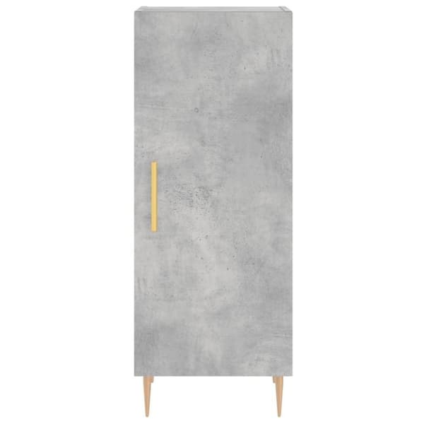 vidaXL skab 34,5x34x180 cm konstrueret træ betongrå