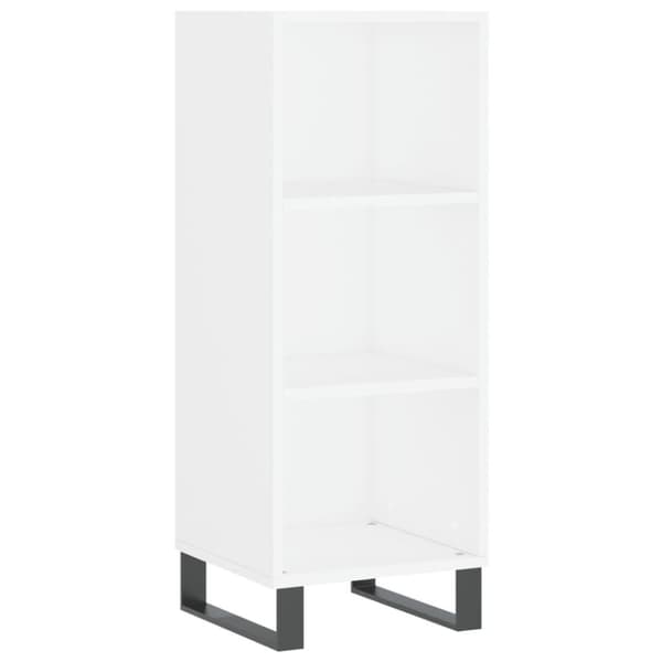 vidaXL skab 34,5x34x180 cm konstrueret træ hvid