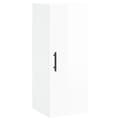 Miniatyrbilde 4 av 11: vidaXL Highboard høyglans hvit 34,5x34x180 cm konstruert tre