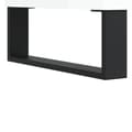 Miniatyrbilde 10 av 11: vidaXL Highboard høyglans hvit 34,5x34x180 cm konstruert tre