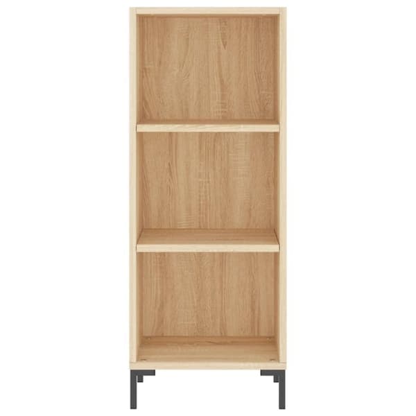 vidaXL skab 34,5x34x180 cm konstrueret træ sonoma-eg