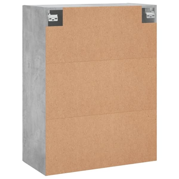 vidaXL Väggskåp betonggrå 69,5x34x90 cm konstruerat trä