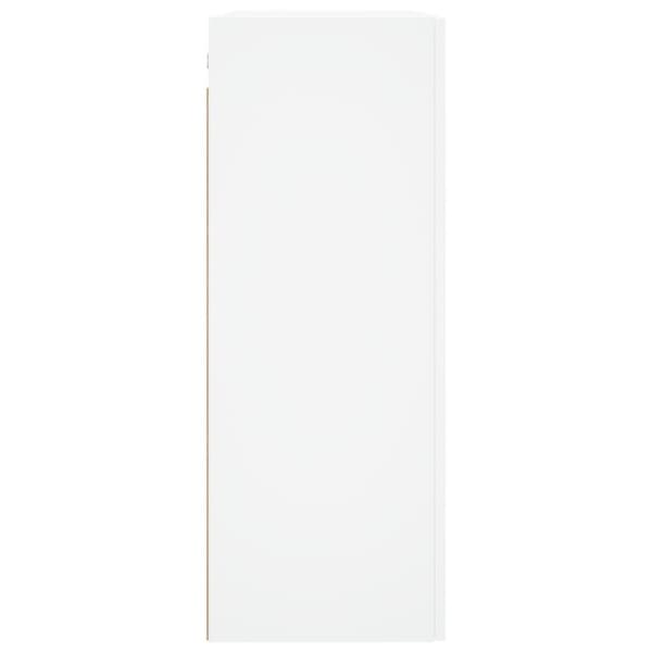 vidaXL vægskab 69,5x34x90 cm konstrueret træ hvid