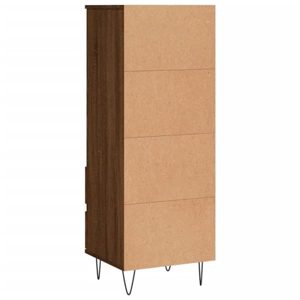 vidaXL Skåp brun ek 40x36x110 cm konstruerat trä