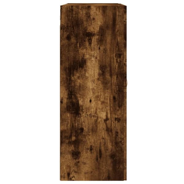 vidaXL vægskab 69,5x34x90 cm konstrueret træ røget sonoma-eg