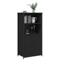 Miniatyrbillede 2 af 11: vidaXL højskab 62x36x121,5 cm konstrueret træ sort